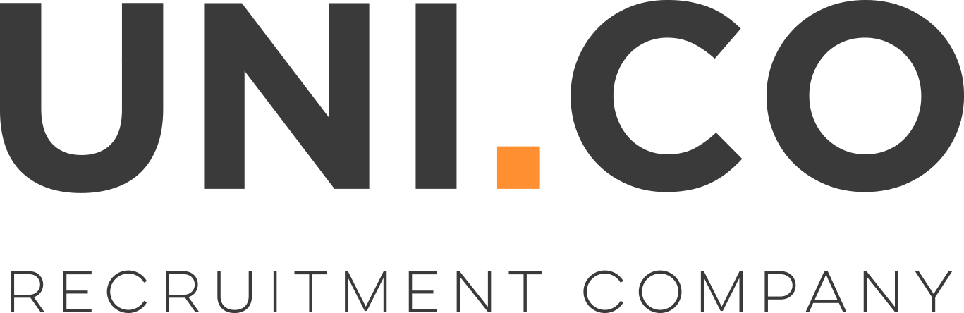 Logotipo UNI.CO Recruitment Company em fundo claro